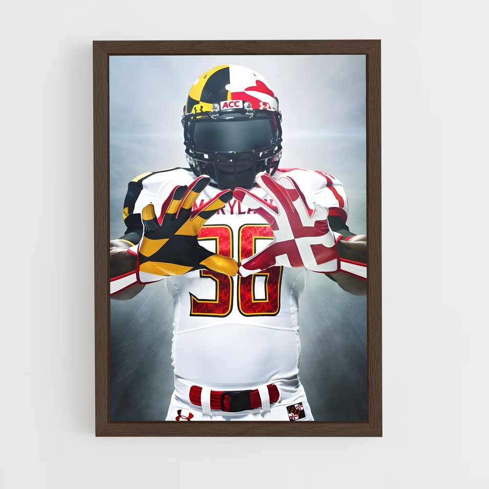 Poster Touchdown Maryland – affiche Basketball (vue 5)